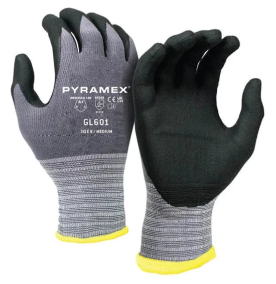 Pyramex Tear Resistant - Distinctive Sensitivity Touch Safety Gloves - GL601