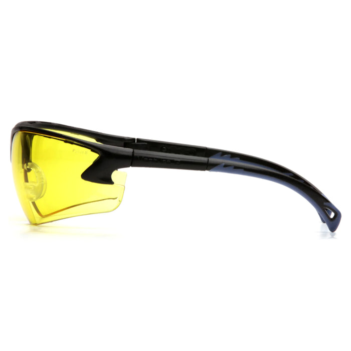 Pyramex® Venture 3 Adjustable Rubber Nosepiece - Vented Frame Safety Glasses