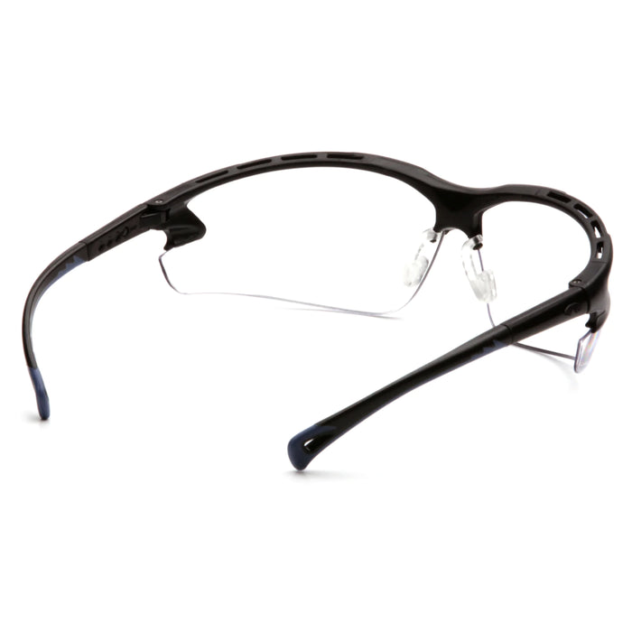 Pyramex Venture 3 Adjustable Rubber Nosepiece - Vented Frame Safety Glasses