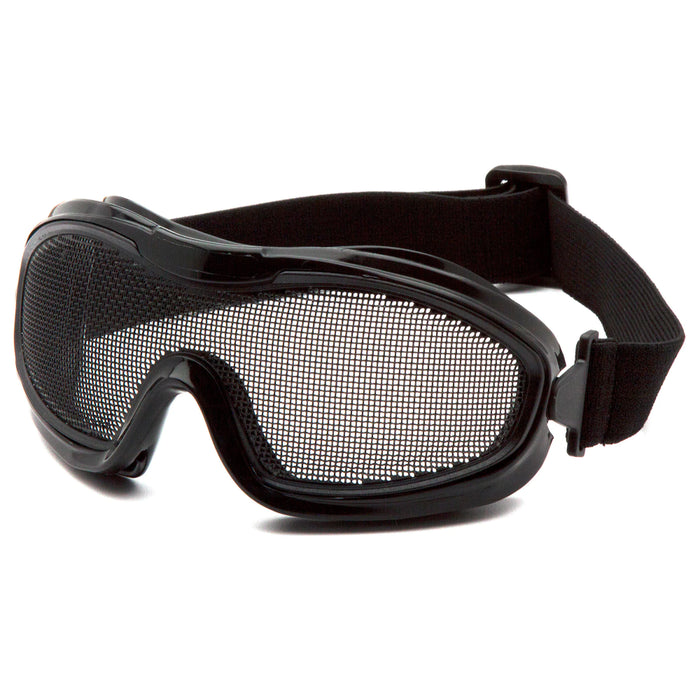 Pyramex® Wire Mesh Safety Goggle With PVC Frame - G9WMG