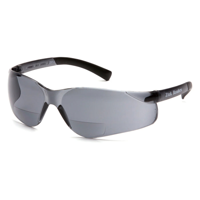 Pyramex® Ztek Reader -Rubber Tips And Integrated Nosepiece Safety Glasses