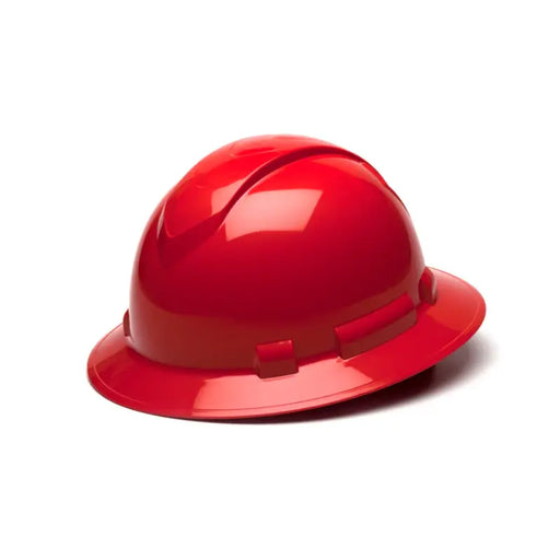 Pyramex® Ridgeline Full Brim Low Profile Hard Hat-6-Point Ratchet Suspension - HP561