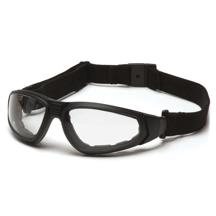 Pyramex® XSG - Scratch Resistant With Black Foam Lined Safety Glasses
