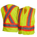 Pyramex X-Back Adjustable Breakaway G Two - Tone Class 2 Mesh Safety Vest - RCA27