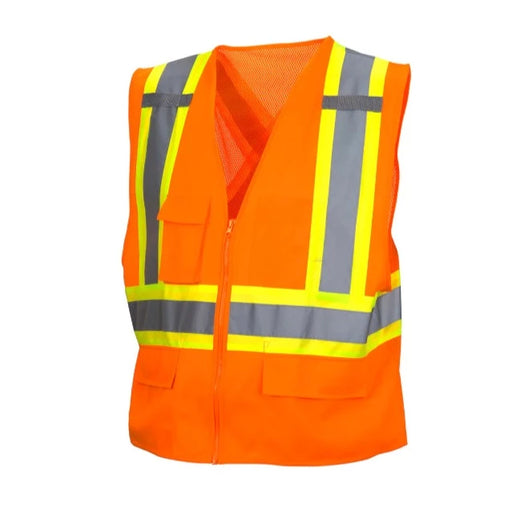 Pyramex® X-Back Two-Tone Surveyor Class 2 Safety Vest - RCZ24