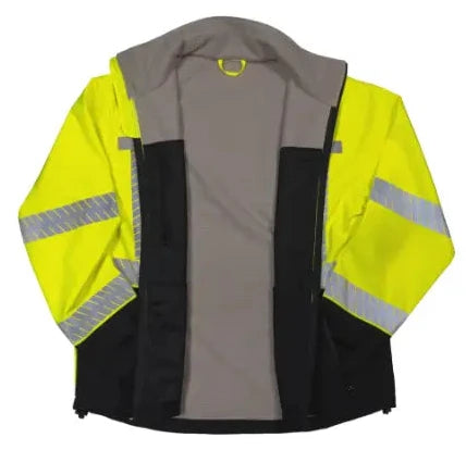 Pyramex Hi-Vis Waterproof Jacket ANSI Class Lime RJ40