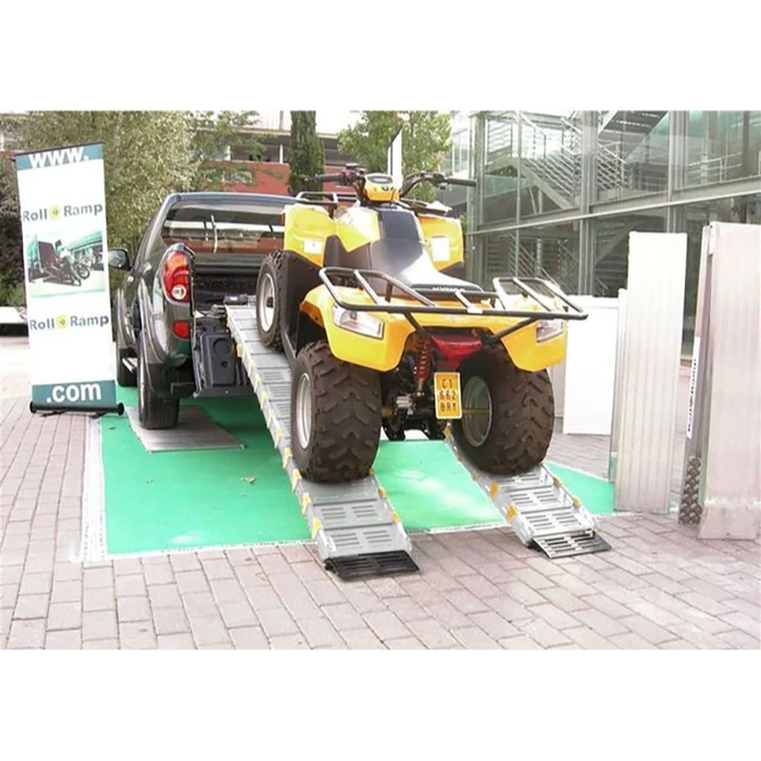 Twin Ramp Roll A Ramp Twin Track Portable Wheelchair Ramp - 12