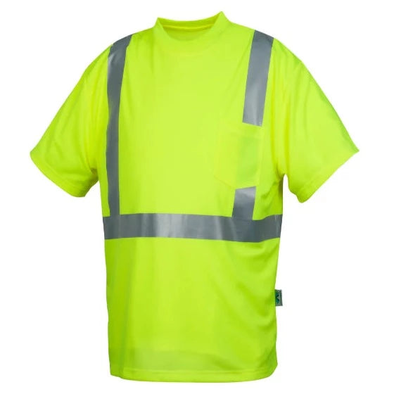 Pyramex® Hi Vis Lightweight Safety T Shirt - Type R ANSI Class 2 - RTSHS21