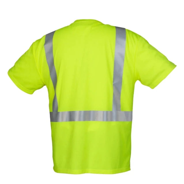 Pyramex® Hi Vis Lightweight Safety T Shirt - Type R ANSI Class 2 - RTSHS21