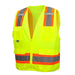 Pyramex Hi Vis Two-Tone Self Extinguishing Mesh Vest - Type R Class 2 - RVZ24SE