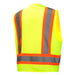 Pyramex Hi Vis Two-Tone Self Extinguishing Mesh Vest - Type R Class 2 - RVZ24SE