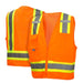 Pyramex Hi Vis Two-Tone Self Extinguishing Mesh Vest - Type R Class 2 - RVZ24SE