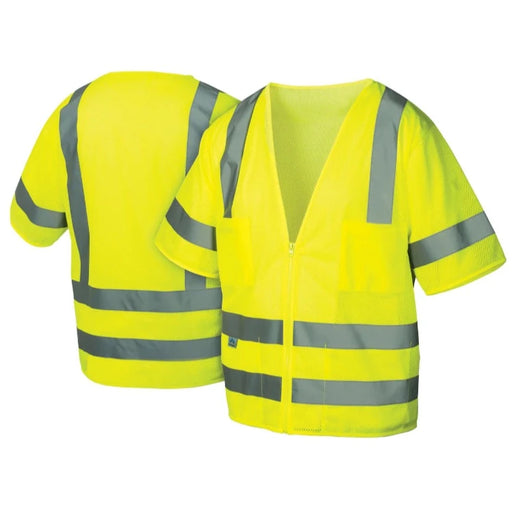 thumbnail image 2 of Pyramex Safety RVZ31 Type R Class 3 High-Visibility Mesh Safety Vest - Men's Polyester 2 of 5