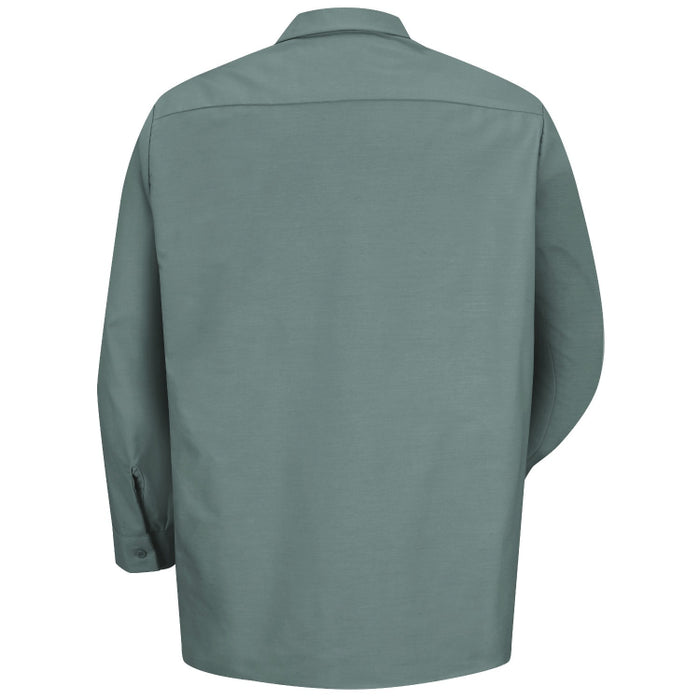 Red Kap® Men's Long Sleeve Industrial Work Shirt - Light Green - SP14