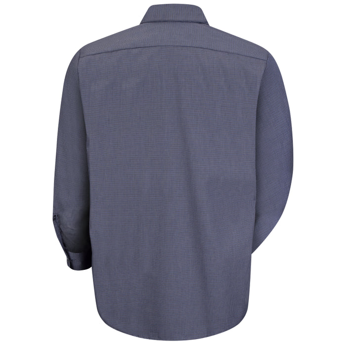 Red Kap® Men's Long Sleeve Microcheck Uniform Shirt - SP10