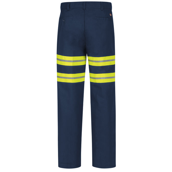 Red Kap® Men's Enhanced Visibility Dura-Kap® Industrial Pant - Navy - PT20EN