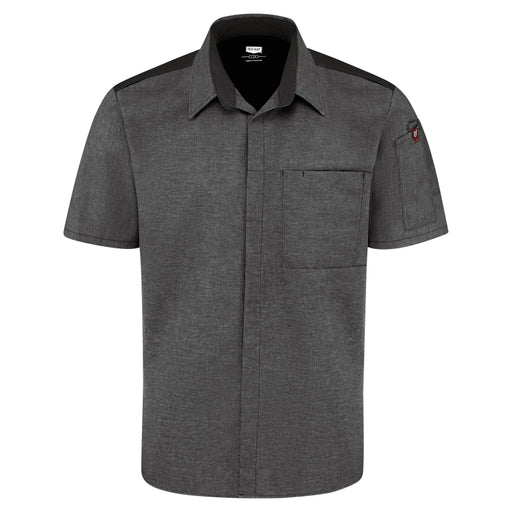 Red Kap® Men's Airflow Cook Shirt with OilBlok and Mesh Back - 502M