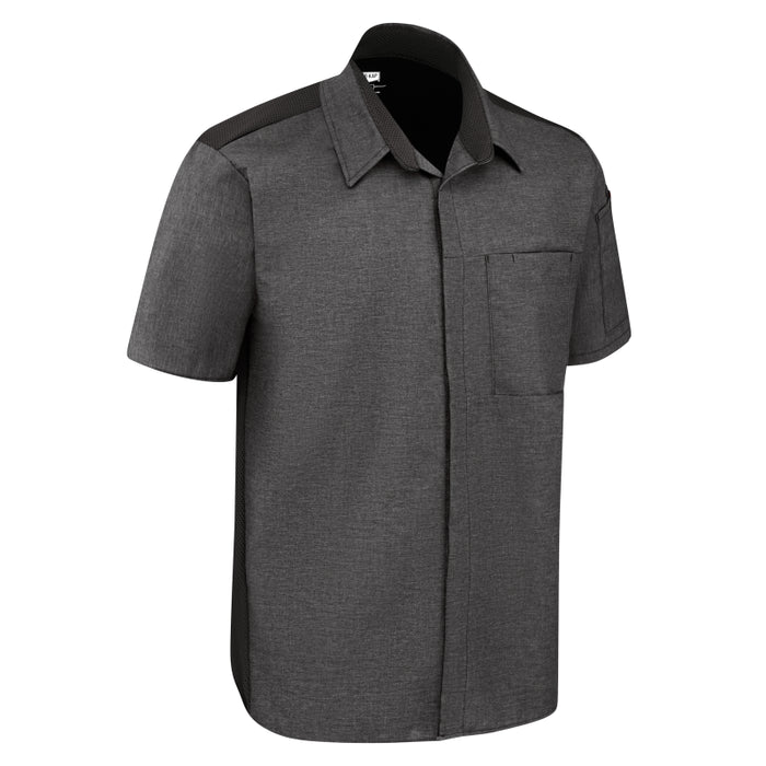 Red Kap® Men's Airflow Cook Shirt with OilBlok and Mesh Back - 502M