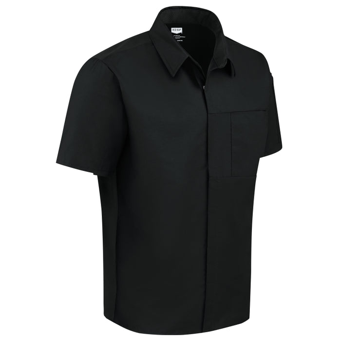 Red Kap® Men's Airflow Cook Shirt with OilBlok and Mesh Back - 502M