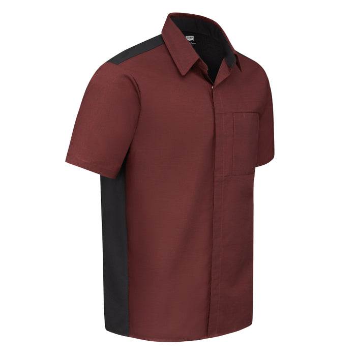 Red Kap® Men's Airflow Cook Shirt with OilBlok and Mesh Back - 502M