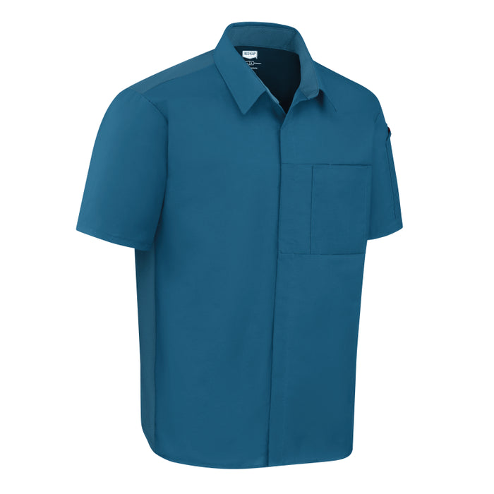Red Kap® Men's Airflow Cook Shirt with OilBlok and Mesh Back - 502M