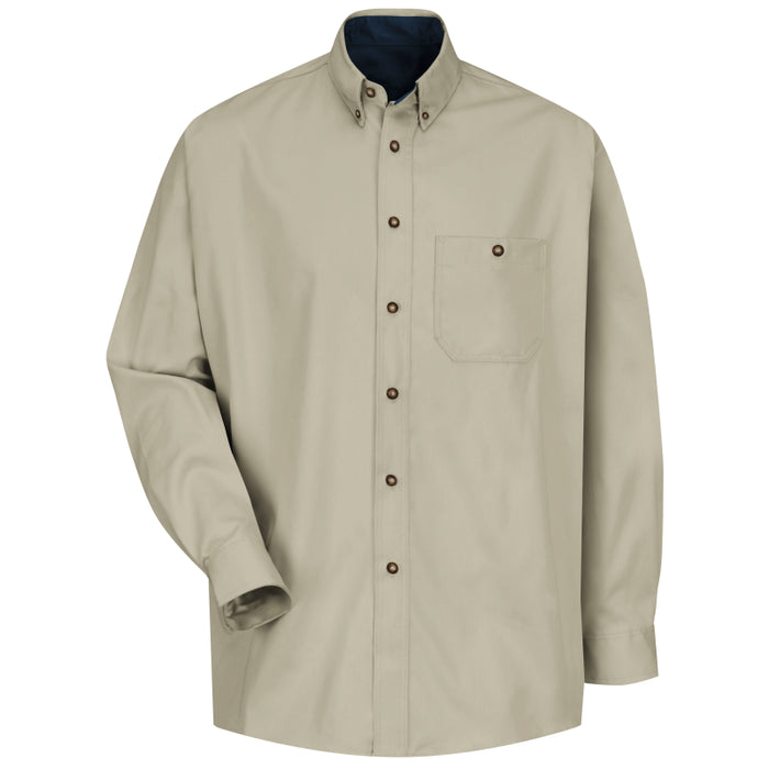 Red Kap® Men's Long Sleeve Cotton Contrast Dress Shirt - SC74
