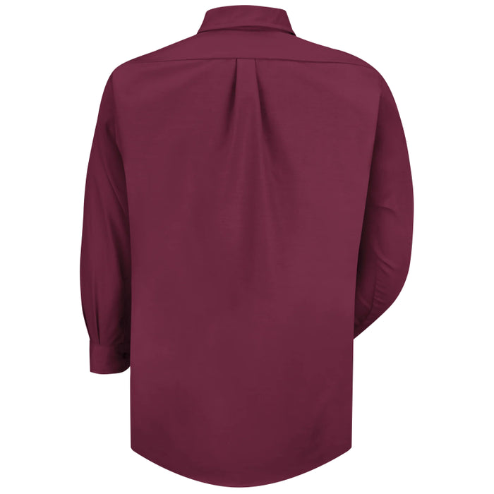 Red Kap® Men's Long Sleeve Stain Resistant Poplin Dress Shirt - SP90