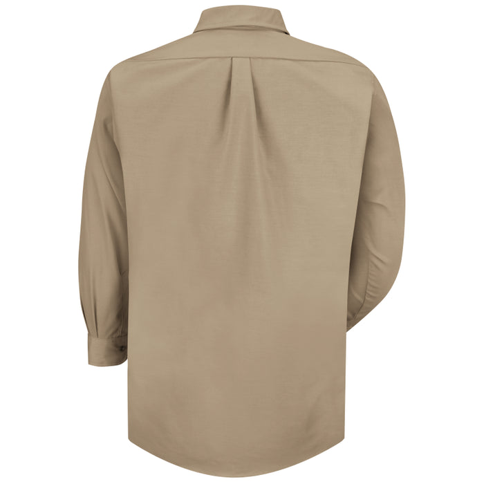 Red Kap® Men's Long Sleeve Stain Resistant Poplin Dress Shirt - SP90