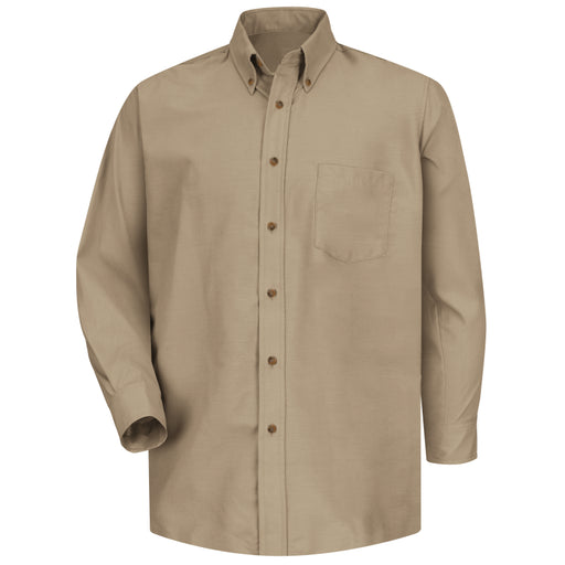 Red Kap® Men's Long Sleeve Stain Resistant Poplin Dress Shirt - SP90