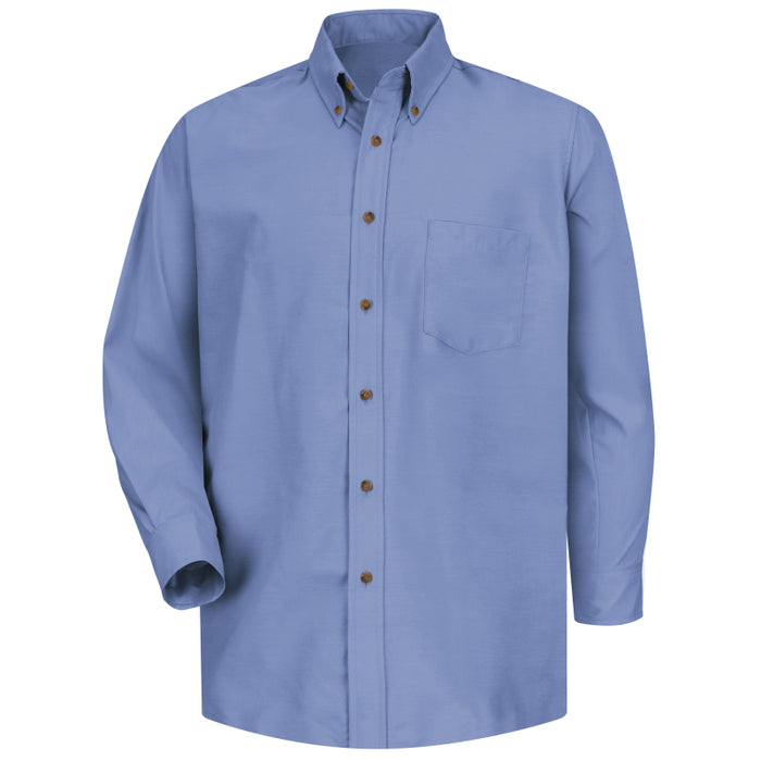Red Kap® Men's Long Sleeve Stain Resistant Poplin Dress Shirt - SP90