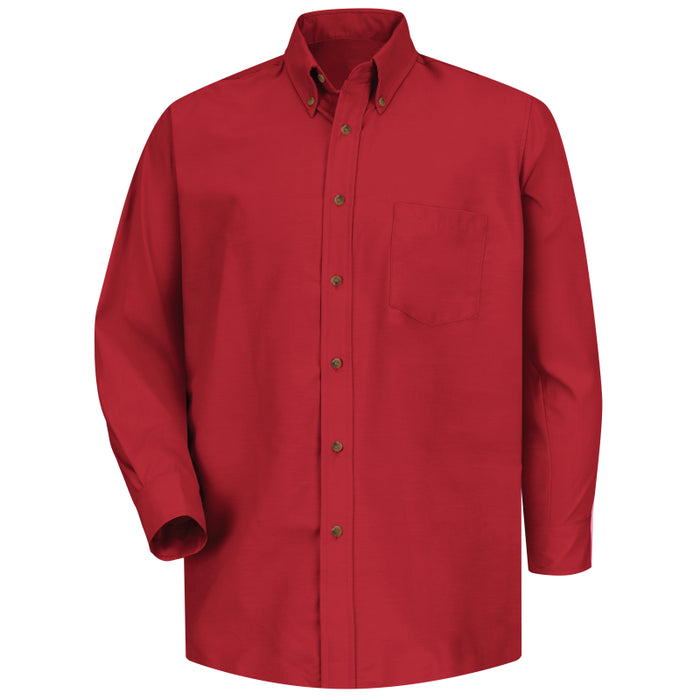Red Kap® Men's Long Sleeve Stain Resistant Poplin Dress Shirt - SP90