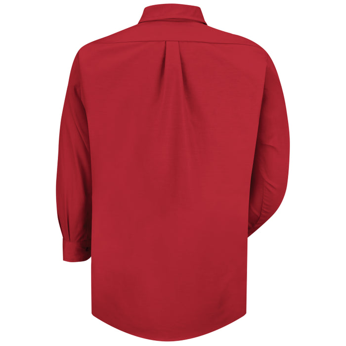 Red Kap® Men's Long Sleeve Stain Resistant Poplin Dress Shirt - SP90