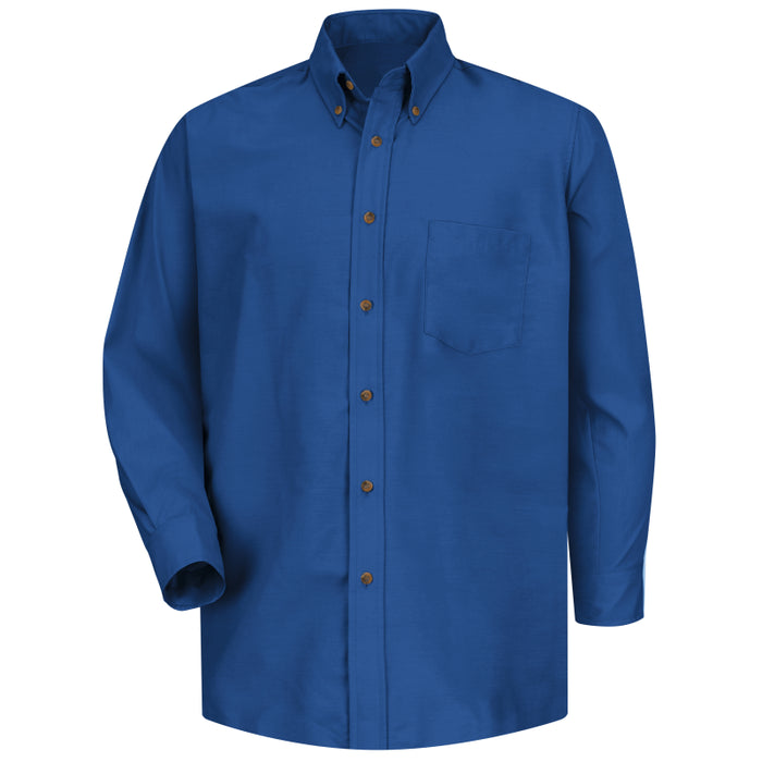Red Kap® Men's Long Sleeve Stain Resistant Poplin Dress Shirt - SP90