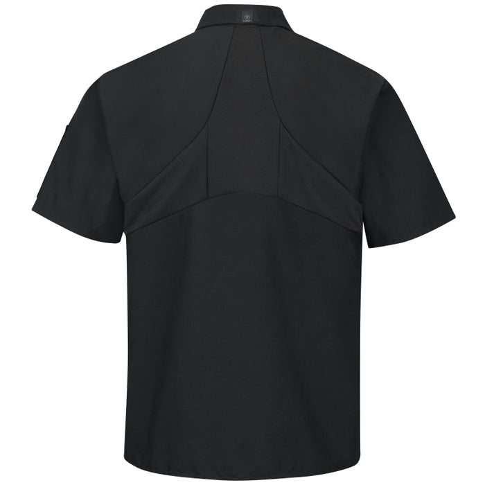 Red Kap® Men's Short Sleeve Cook Shirt with OilBlok + MIMIX® Stretch Panel - 502X