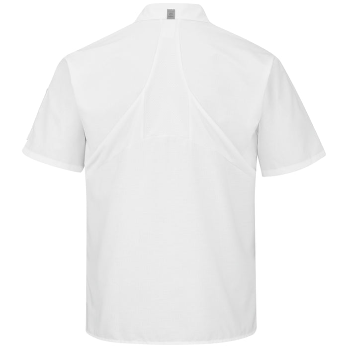 Red Kap® Men's Short Sleeve Cook Shirt with OilBlok + MIMIX® Stretch Panel - 502X