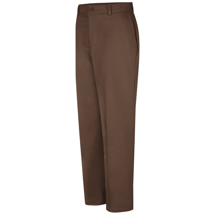 Red Kap® Men's Wrinkle Resistant Cotton Work Pant - Brown - PC20