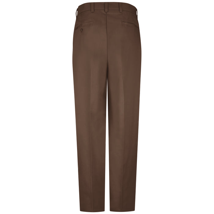Red Kap® Men's Wrinkle Resistant Cotton Work Pant - Brown - PC20