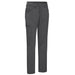 A pair of dark charcoal gray cargo pants shown flat against a solid white background.