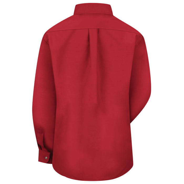 Red Kap®  Women's Long Sleeve Poplin Box Pleated Back Dress Shirt - SP91
