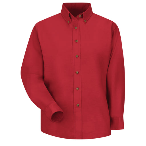 Red Kap®  Women's Long Sleeve Poplin Box Pleated Back Dress Shirt - SP91