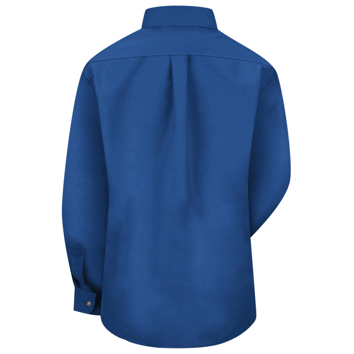 Red Kap®  Women's Long Sleeve Poplin Box Pleated Back Dress Shirt - SP91