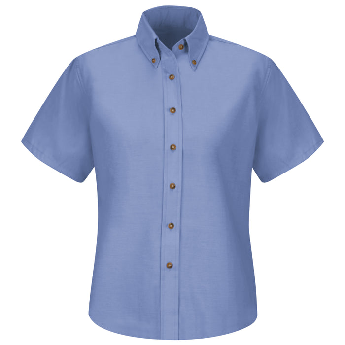 Red Kap® Women's Short Sleeve Button Down Poplin Dress Shirt - SP81