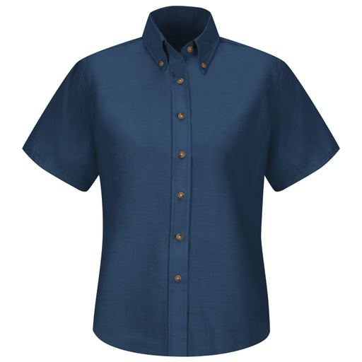 Red Kap® Women's Short Sleeve Button Down Poplin Dress Shirt - SP81
