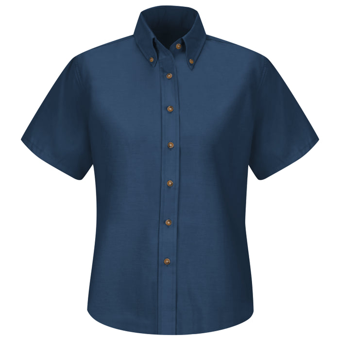Red Kap® Women's Short Sleeve Button Down Poplin Dress Shirt - SP81