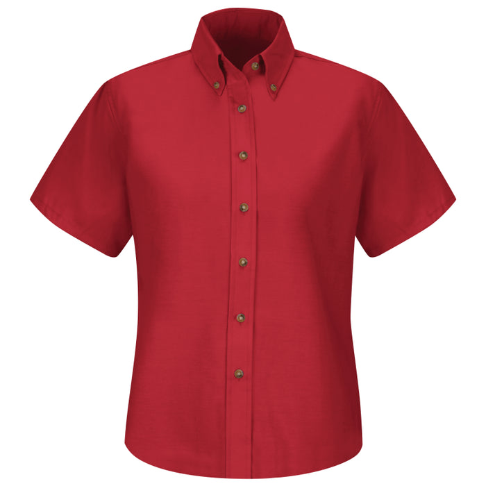 Red Kap® Women's Short Sleeve Button Down Poplin Dress Shirt - SP81