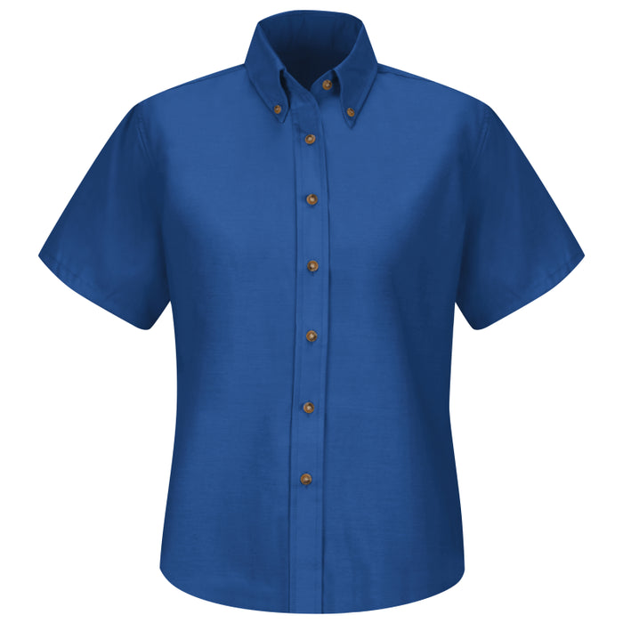 Red Kap® Women's Short Sleeve Button Down Poplin Dress Shirt - SP81