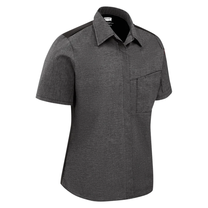 Red Kap® Women's Airflow Cook Shirt with OilBlok and Mesh Back - 501W