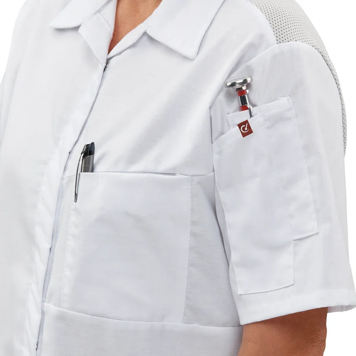 Red Kap® Women's Airflow Cook Shirt with OilBlok and Mesh Back - 501W