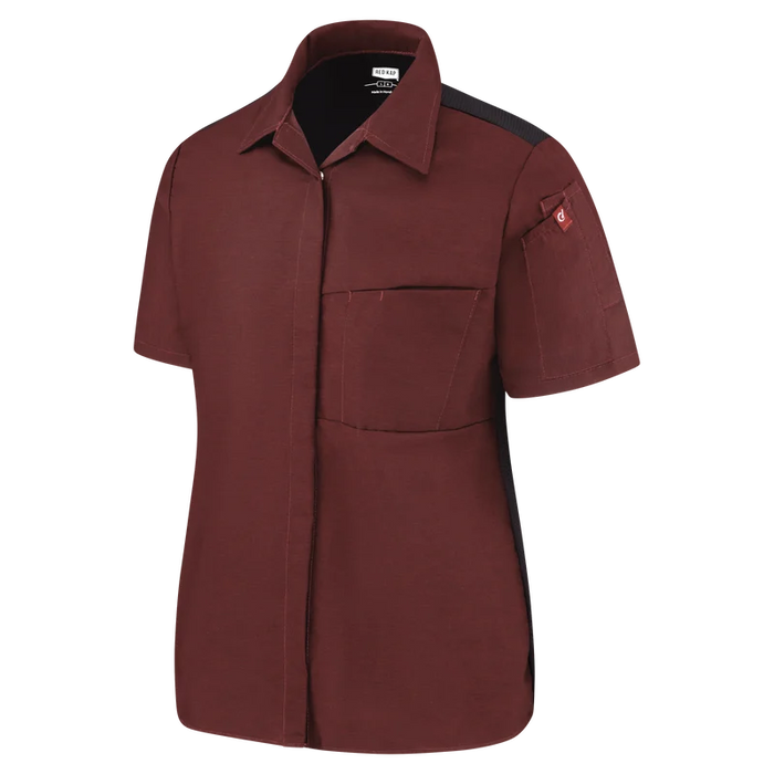 Red Kap® Women's Airflow Cook Shirt with OilBlok and Mesh Back - 501W
