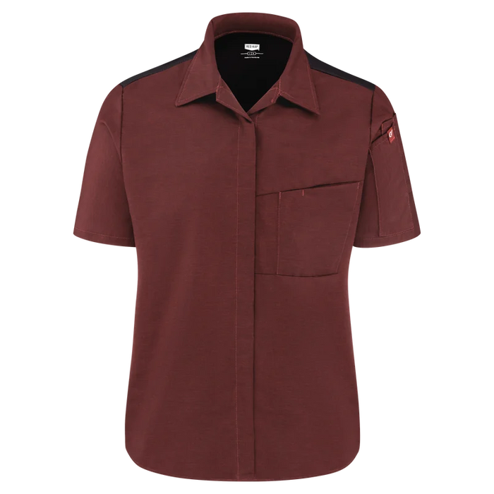 Red Kap® Women's Airflow Cook Shirt with OilBlok and Mesh Back - 501W